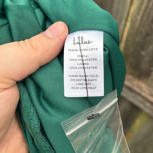 Lulu’s Always Partying Emerald Green Sequin Romper NWT XL - Picture 11 of 11